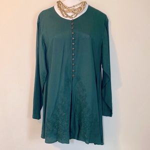 Vintage Monsoon embroidered top